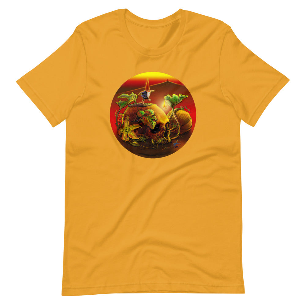 SkeetDesigns | GnomeDriven | Men's Short Sleeve T-Shirt | Halloween V3 | Disc Golf Apparel