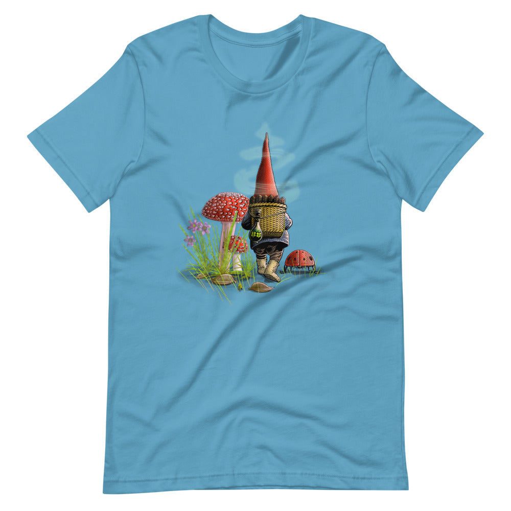 SkeetDesigns | GnomeDriven | Men's Short Sleeve T-Shirt | The Road Ahead V3 | Disc Golf Apparel