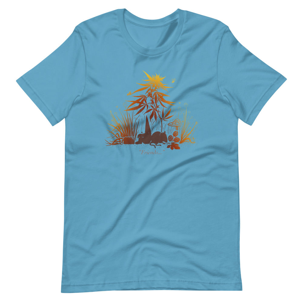 SkeetDesigns | GnomeDriven | Men's Short Sleeve T-Shirt | Missed Friends V3 | Disc Golf Apparel
