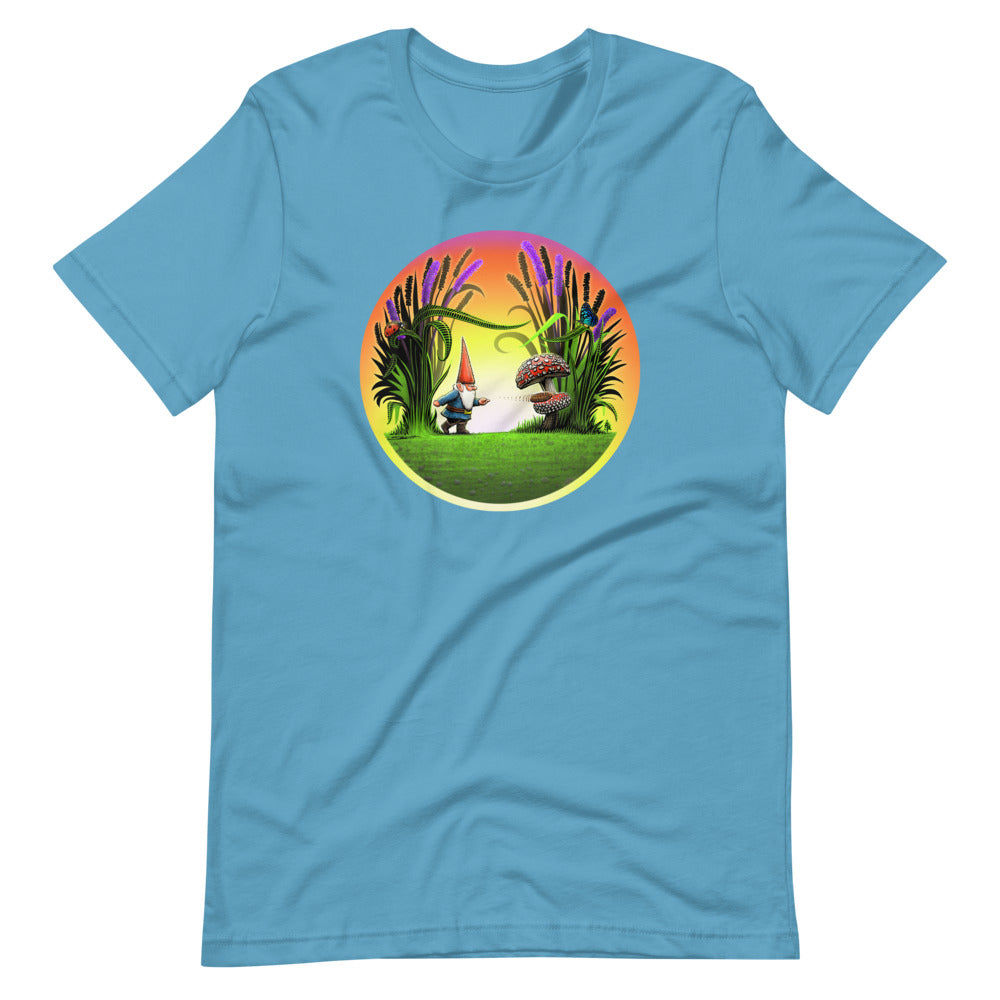 SkeetDesigns | GnomeDriven | Men's Short Sleeve T-Shirt | Drop In Putt V3 | Disc Golf Apparel