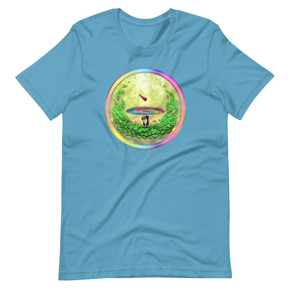 SkeetDesigns | GnomeDriven | Men's Short Sleeve T-Shirt | Close Call V3 | Disc Golf Apparel