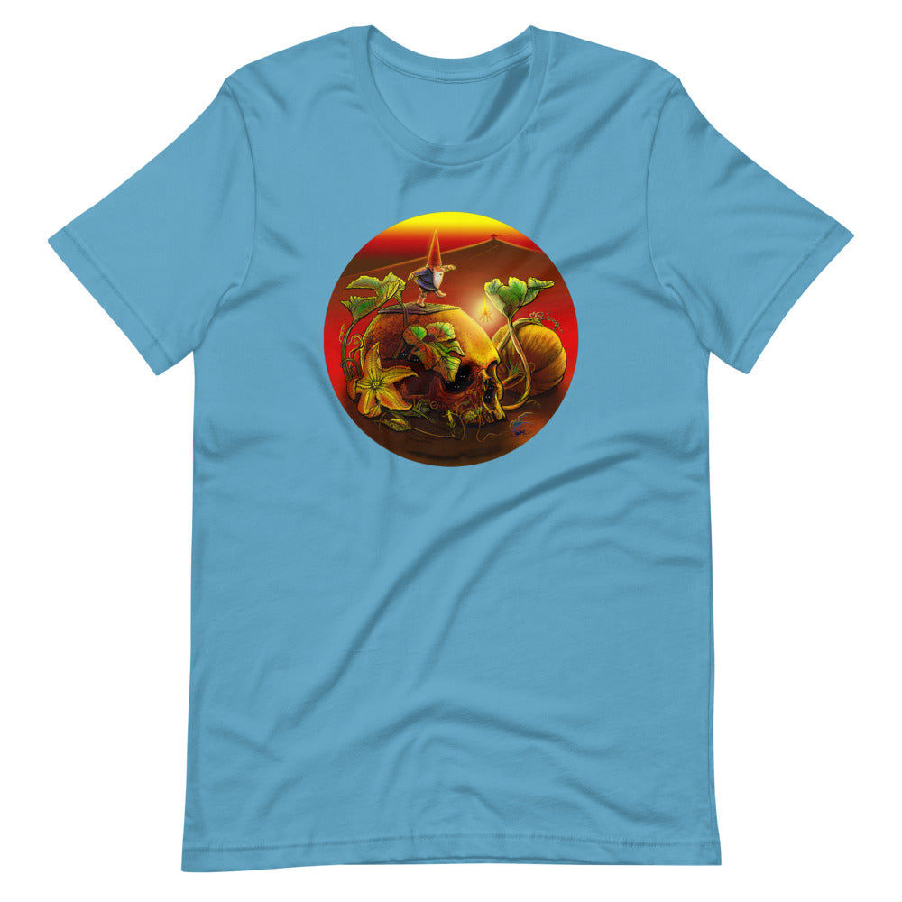 SkeetDesigns | GnomeDriven | Men's Short Sleeve T-Shirt | Halloween V3 | Disc Golf Apparel