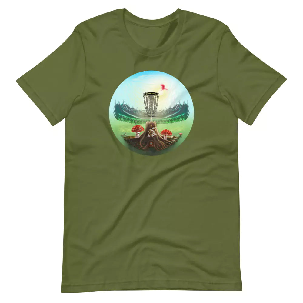 SkeetDesigns | GnomeDriven | Men's Short Sleeve T-Shirt | Home V3 | Disc Golf Apparel