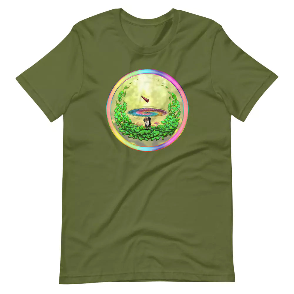 SkeetDesigns | GnomeDriven | Men's Short Sleeve T-Shirt | Close Call V3 | Disc Golf Apparel
