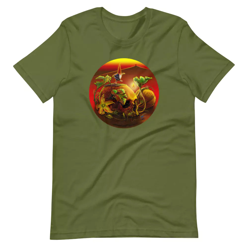 SkeetDesigns | GnomeDriven | Men's Short Sleeve T-Shirt | Halloween V3 | Disc Golf Apparel