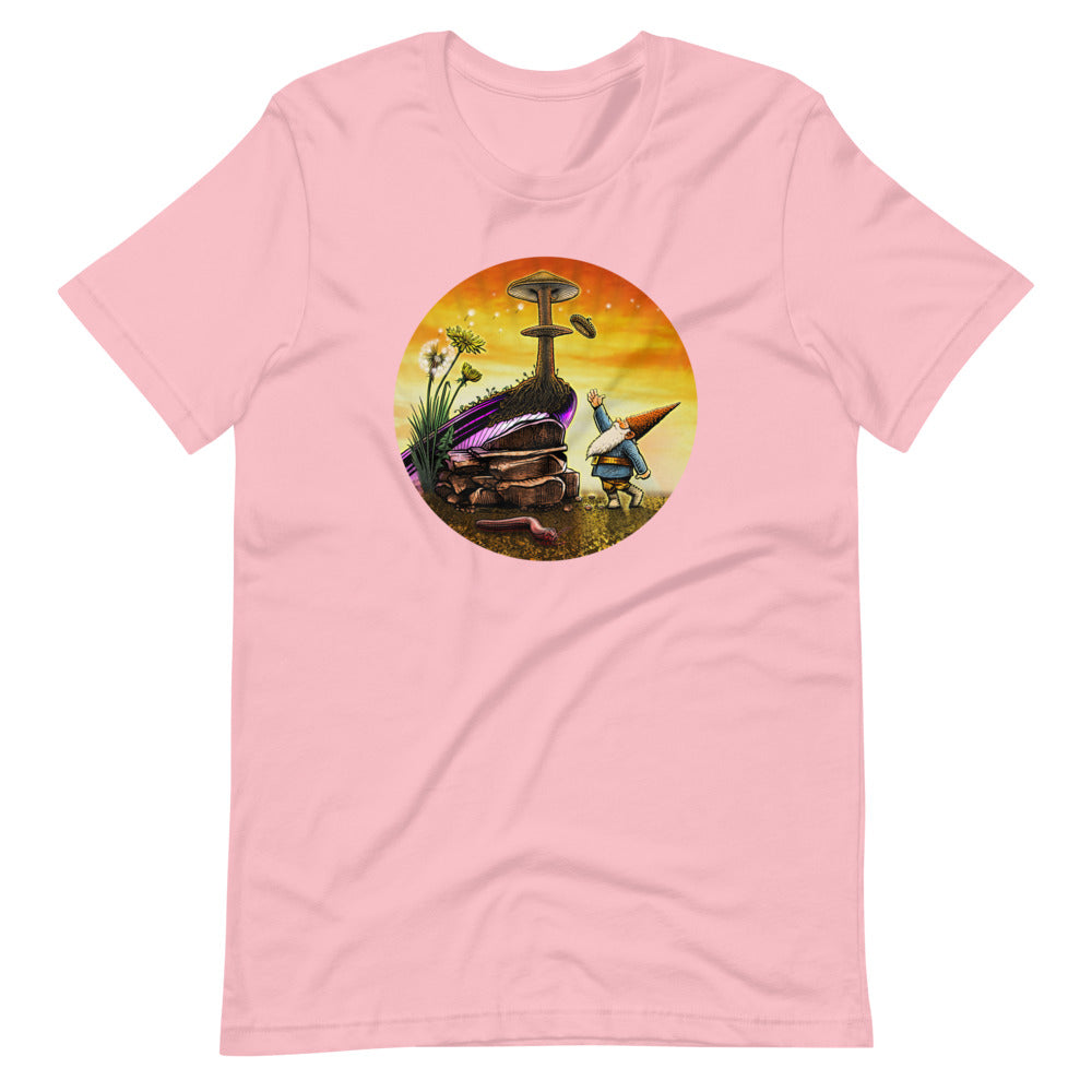 SkeetDesigns | GnomeDriven | Men's Short Sleeve T-Shirt | Windy Up Putt V3 | Disc Golf Apparel
