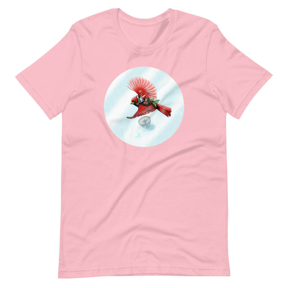 SkeetDesigns | GnomeDriven | Men's Short Sleeve T-Shirt | Cardinal V3 | Disc Golf Apparel