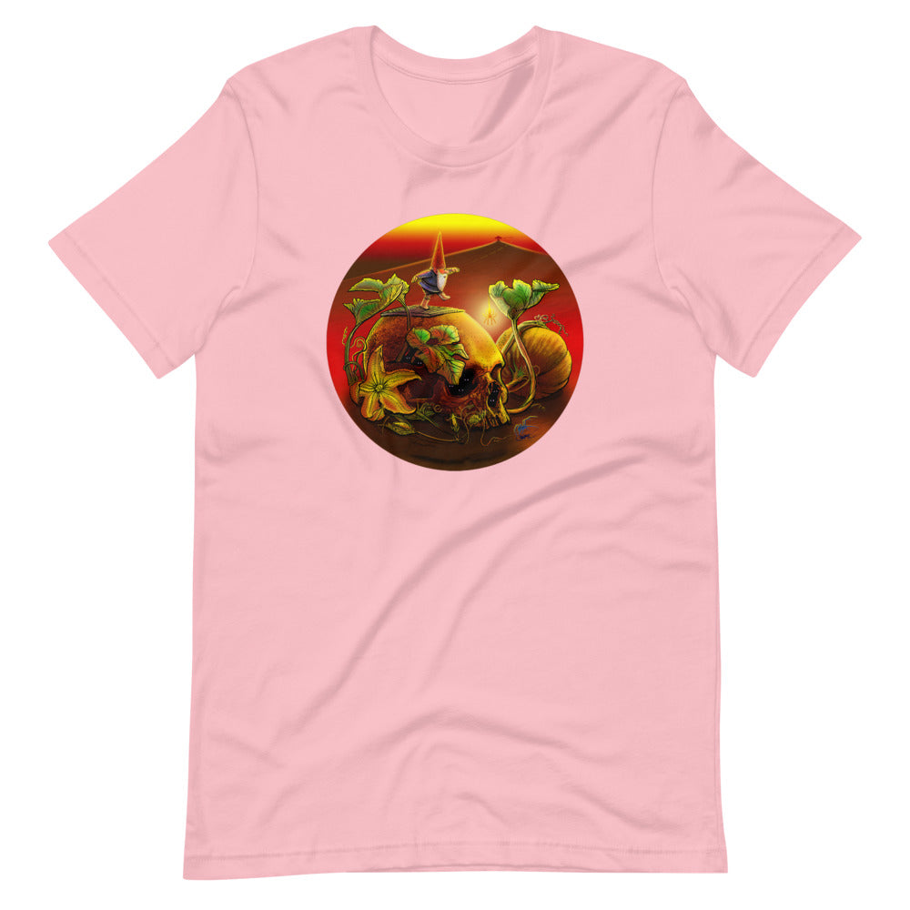 SkeetDesigns | GnomeDriven | Men's Short Sleeve T-Shirt | Halloween V3 | Disc Golf Apparel