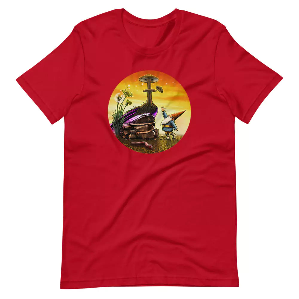 SkeetDesigns | GnomeDriven | Men's Short Sleeve T-Shirt | Windy Up Putt V3 | Disc Golf Apparel