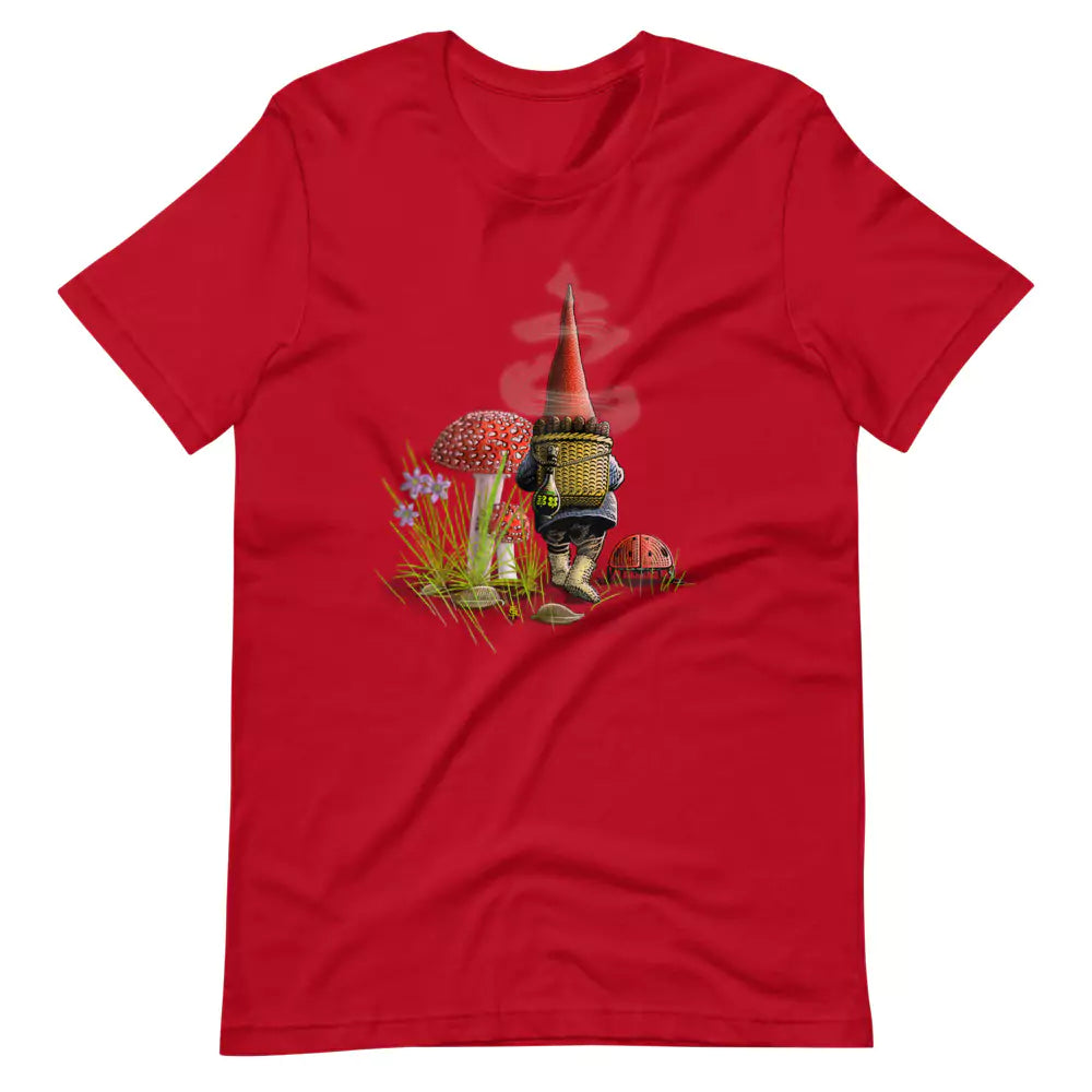 SkeetDesigns | GnomeDriven | Men's Short Sleeve T-Shirt | The Road Ahead V3 | Disc Golf Apparel