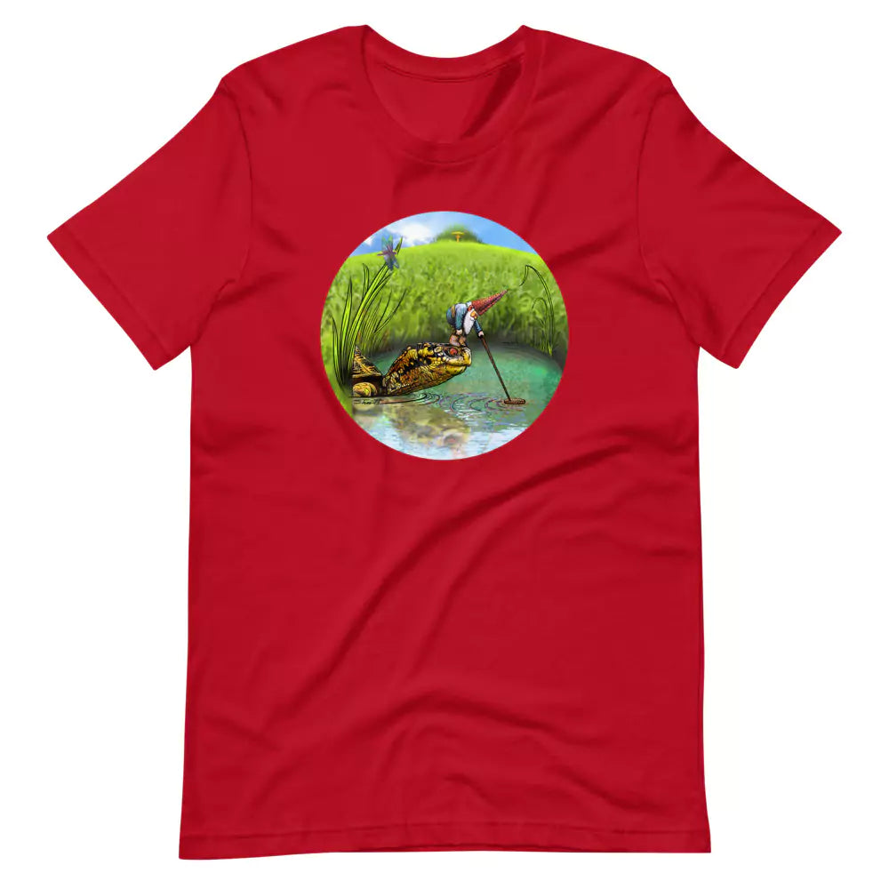 SkeetDesigns | GnomeDriven | Men's Short Sleeve T-Shirt | OB Turtle Help V3 | Disc Golf Apparel