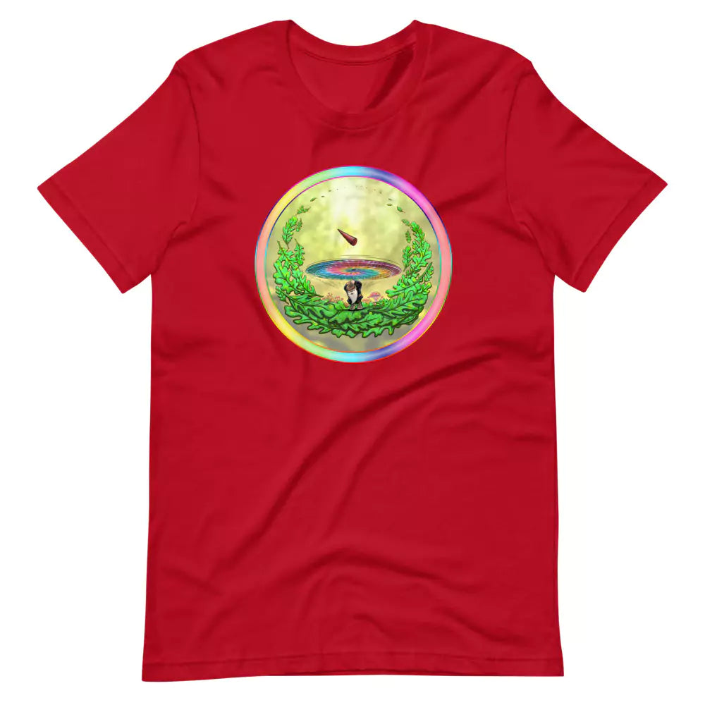 SkeetDesigns | GnomeDriven | Men's Short Sleeve T-Shirt | Close Call V3 | Disc Golf Apparel