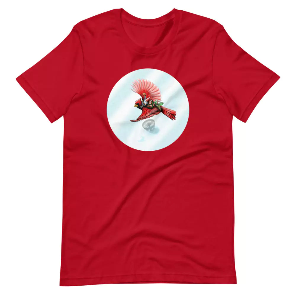 SkeetDesigns | GnomeDriven | Men's Short Sleeve T-Shirt | Cardinal V3 | Disc Golf Apparel
