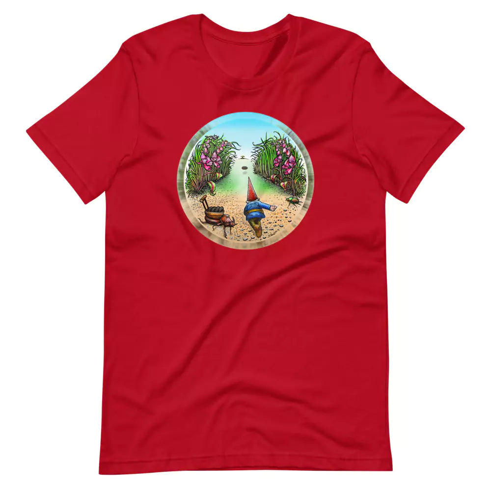 SkeetDesigns | GnomeDriven | Men's Short Sleeve T-Shirt | Behind The Drive V3 | Disc Golf Apparel