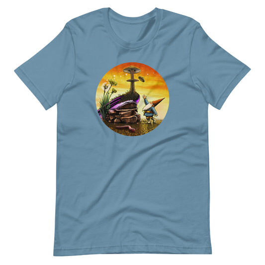 SkeetDesigns | GnomeDriven | Men's Short Sleeve T-Shirt | Windy Up Putt V3 | Disc Golf Apparel