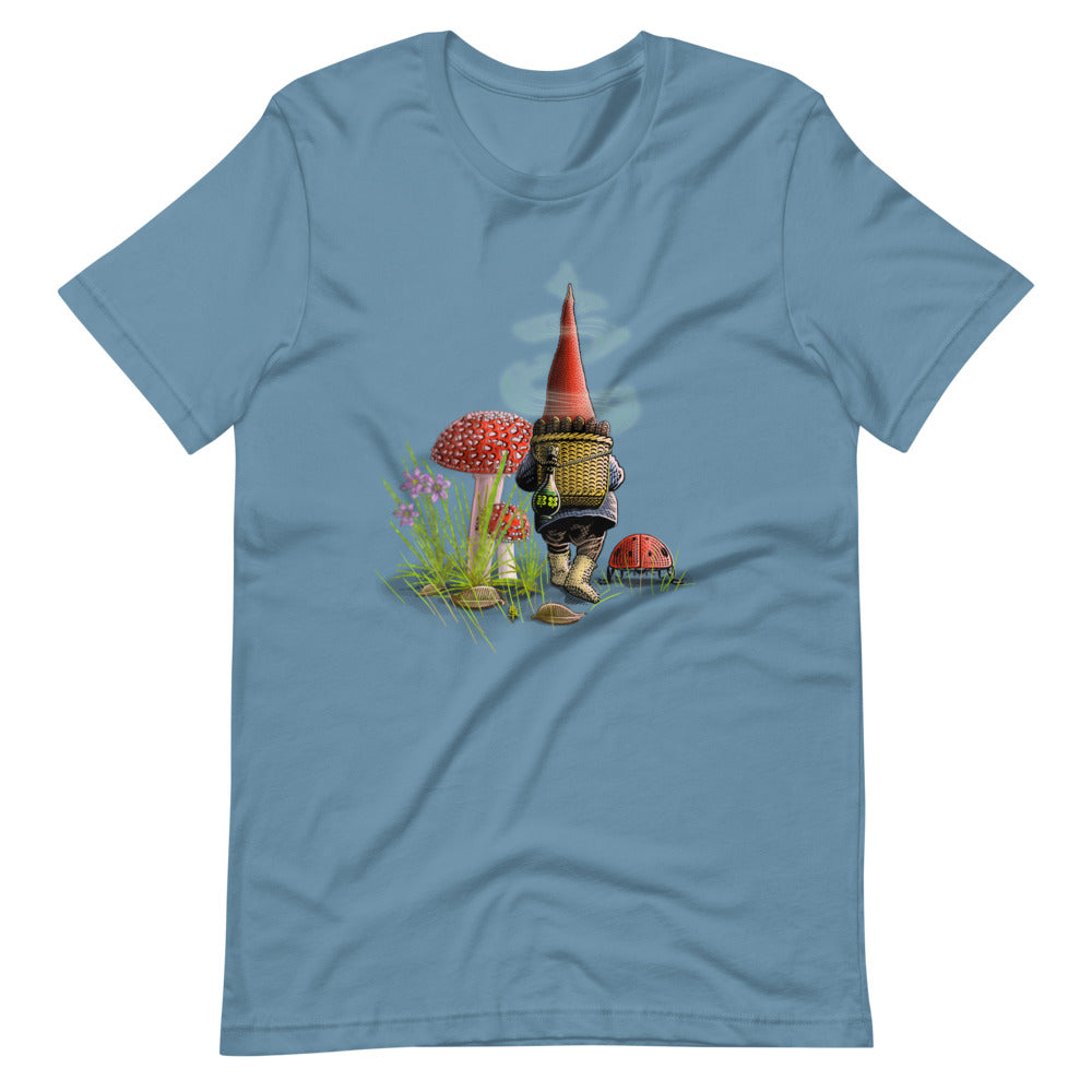 SkeetDesigns | GnomeDriven | Men's Short Sleeve T-Shirt | The Road Ahead V3 | Disc Golf Apparel