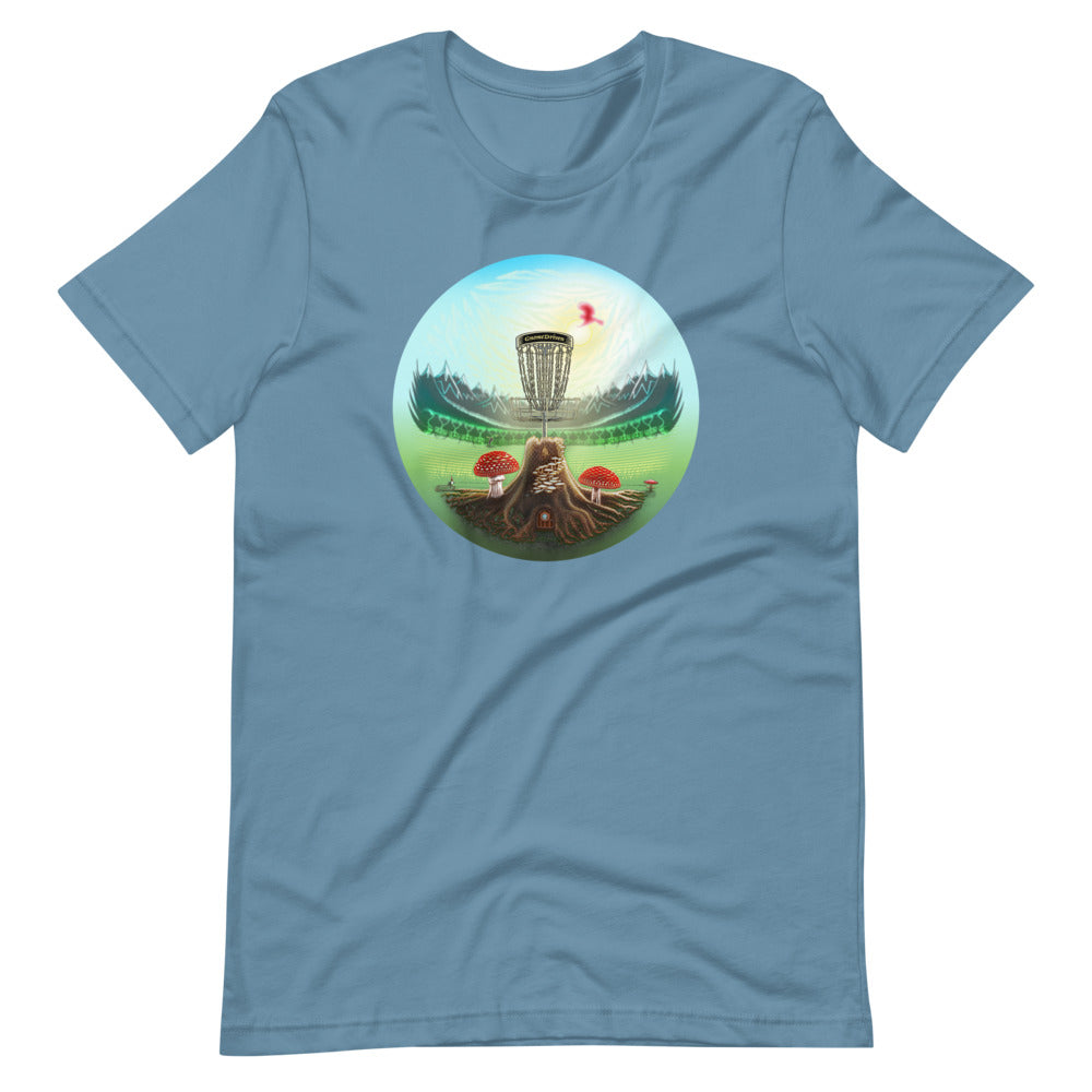 SkeetDesigns | GnomeDriven | Men's Short Sleeve T-Shirt | Home V3 | Disc Golf Apparel