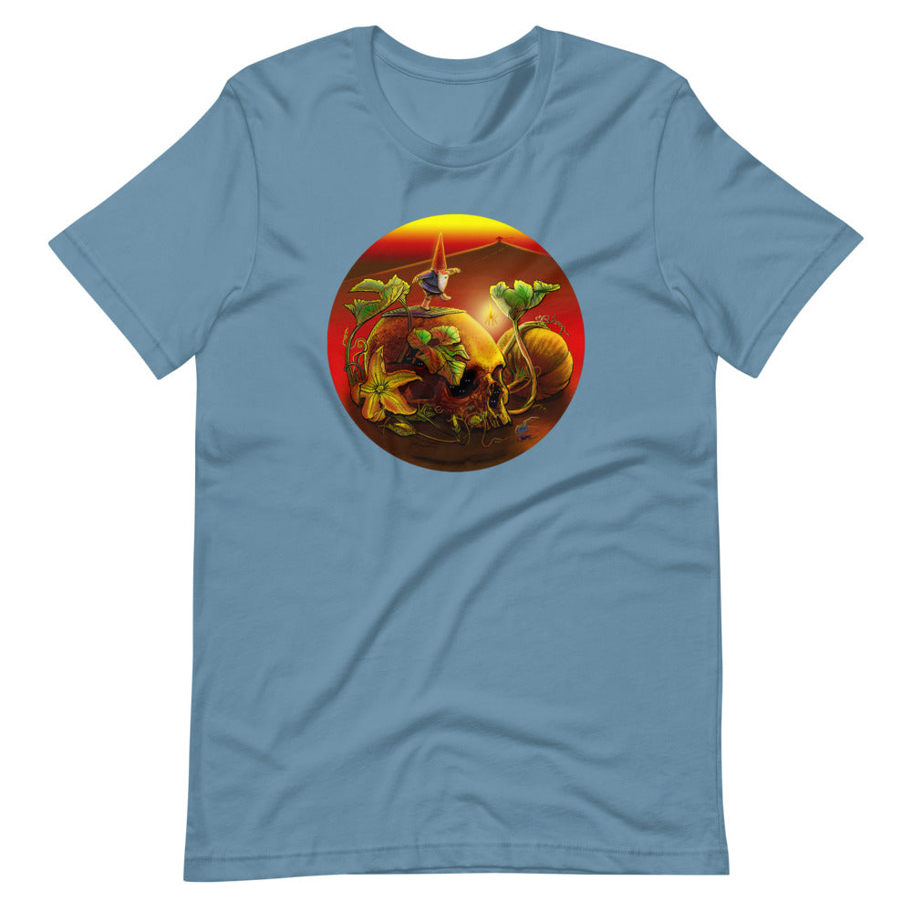 SkeetDesigns | GnomeDriven | Men's Short Sleeve T-Shirt | Halloween V3 | Disc Golf Apparel