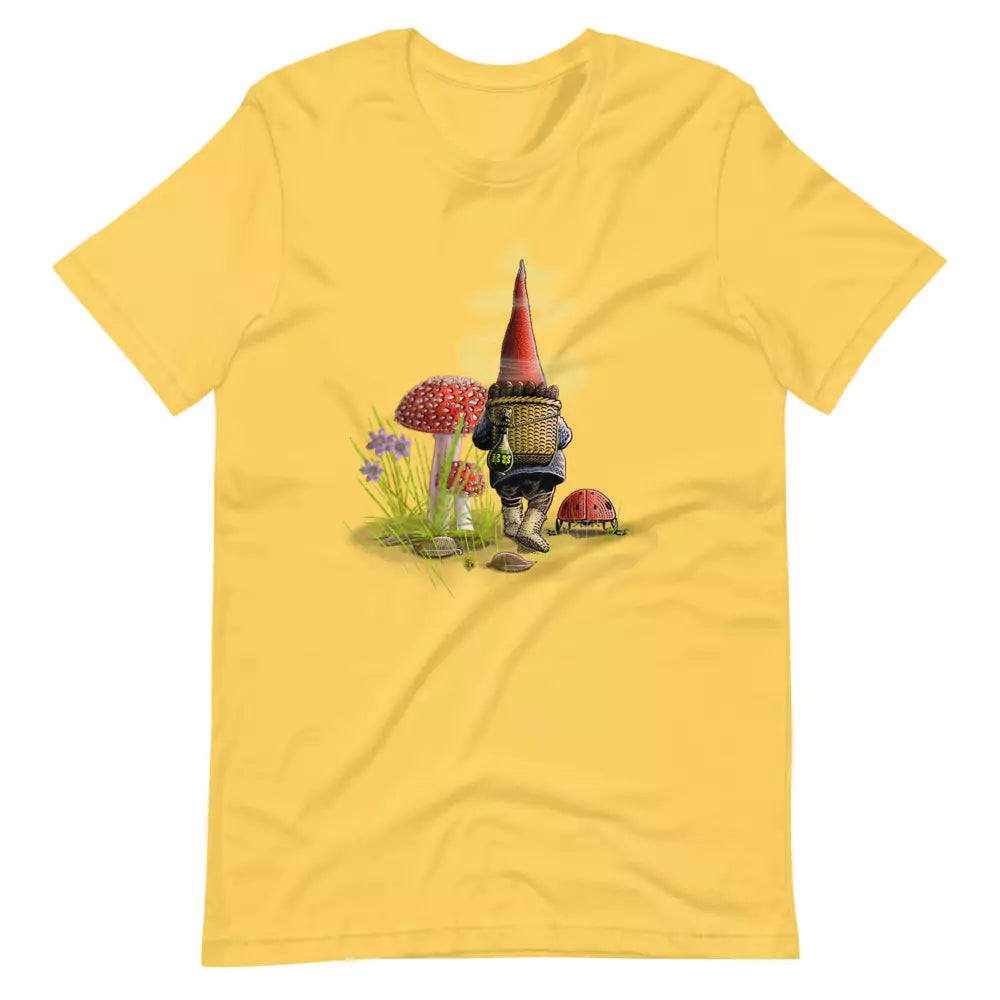 SkeetDesigns | GnomeDriven | Men's Short Sleeve T-Shirt | The Road Ahead V3 | Disc Golf Apparel