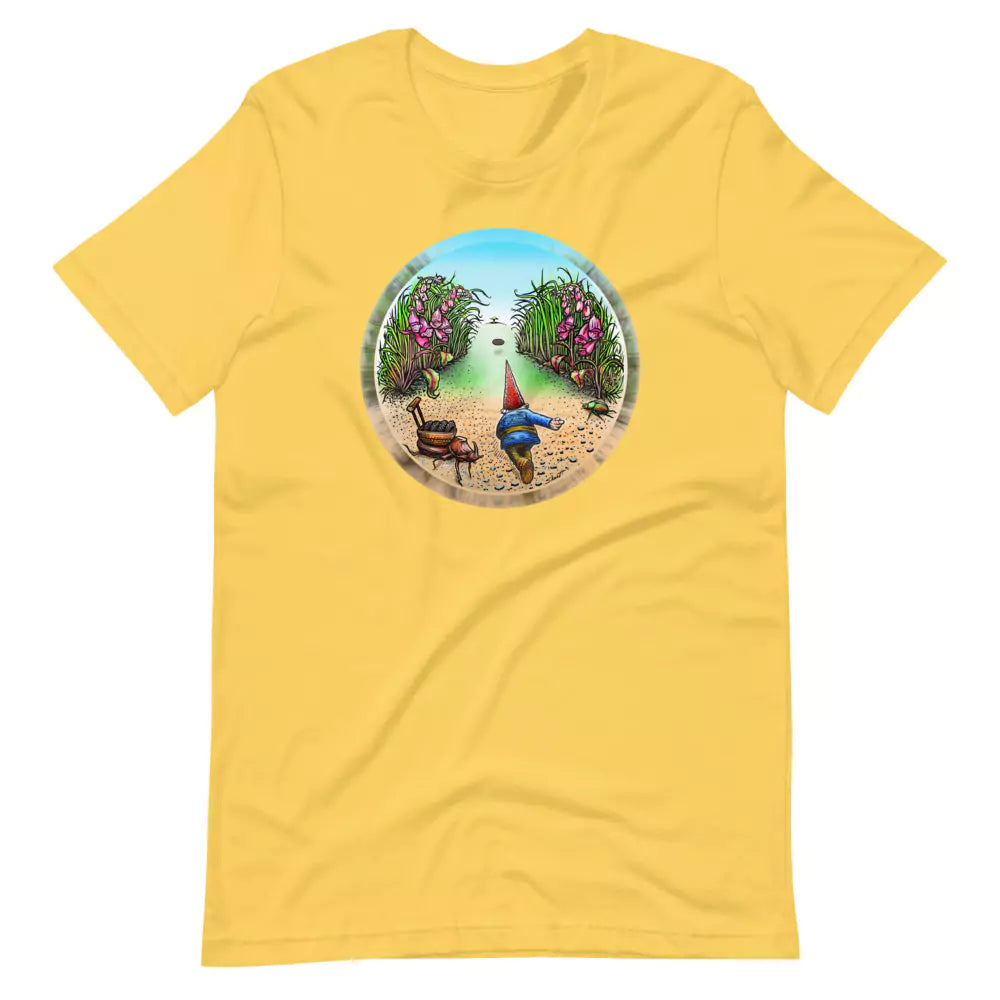 SkeetDesigns | GnomeDriven | Men's Short Sleeve T-Shirt | Behind The Drive V3 | Disc Golf Apparel