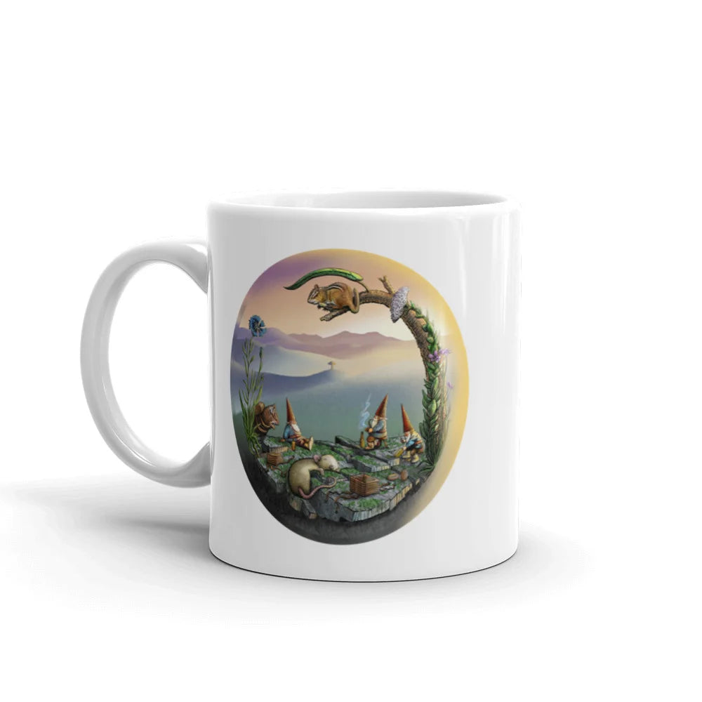 SkeetDesigns | GnomeDriven | Coffee Mug | Mid-Round Break | Disc Golf Accessories