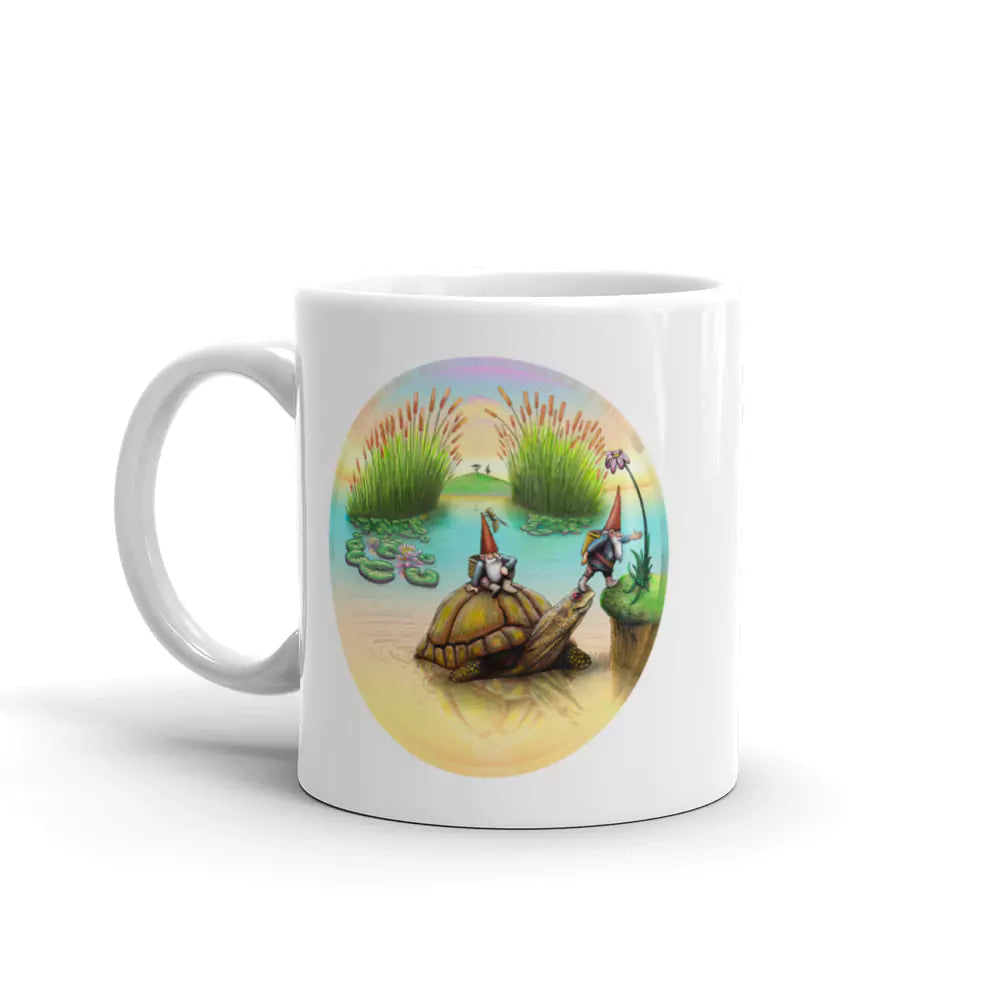 SkeetDesigns | GnomeDriven | Coffee Mug | Turtle Ferry | Disc Golf Accessories