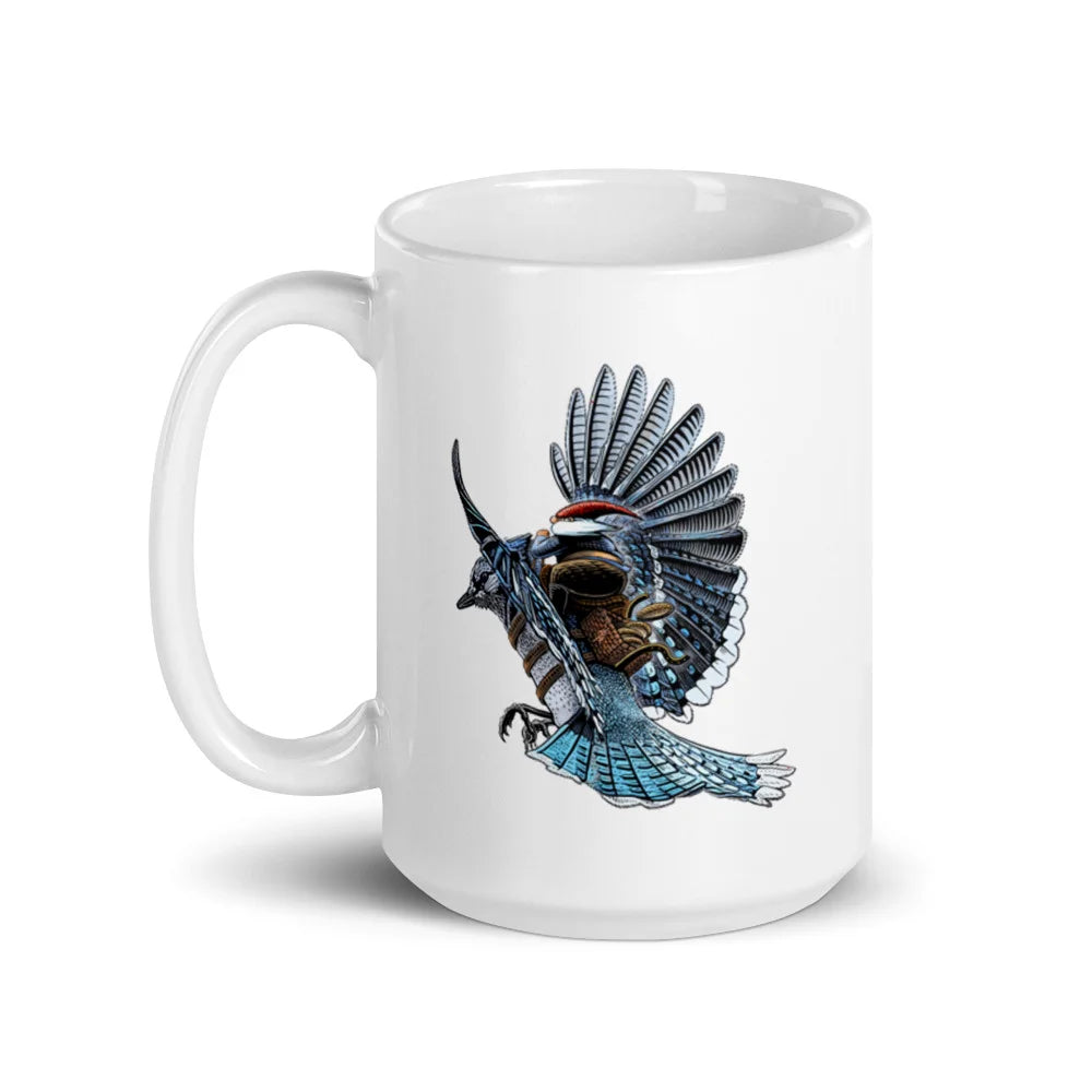 SkeetDesigns | GnomeDriven | Coffee Mug | Blue Jay Rider | Disc Golf Accessories