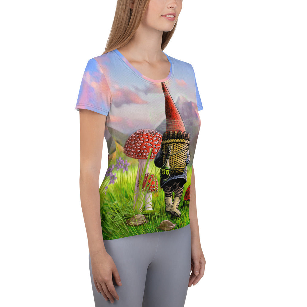 SkeetDesigns | GnomeDriven | Women's All Over Print Jersey | The Road Ahead | Disc Golf Apparel