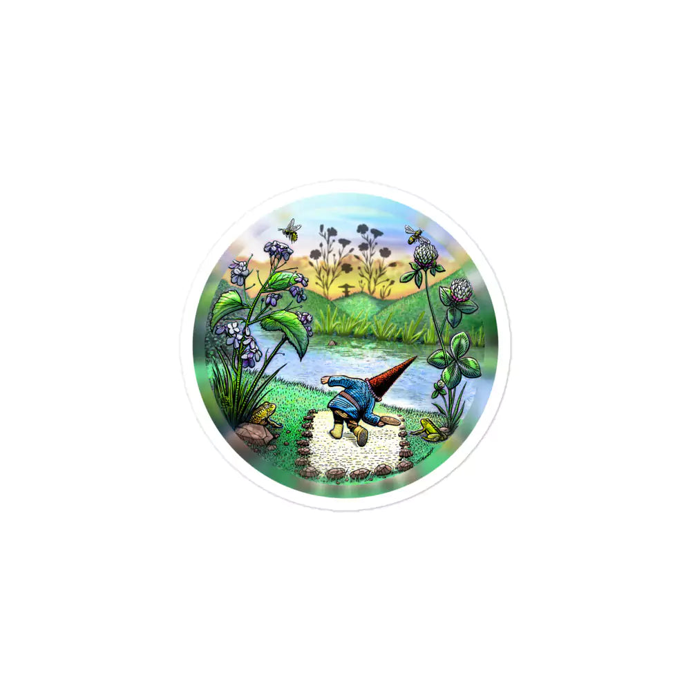 SkeetDesigns | GnomeDriven | Stickers | Flick Ace | Disc Golf Accessories