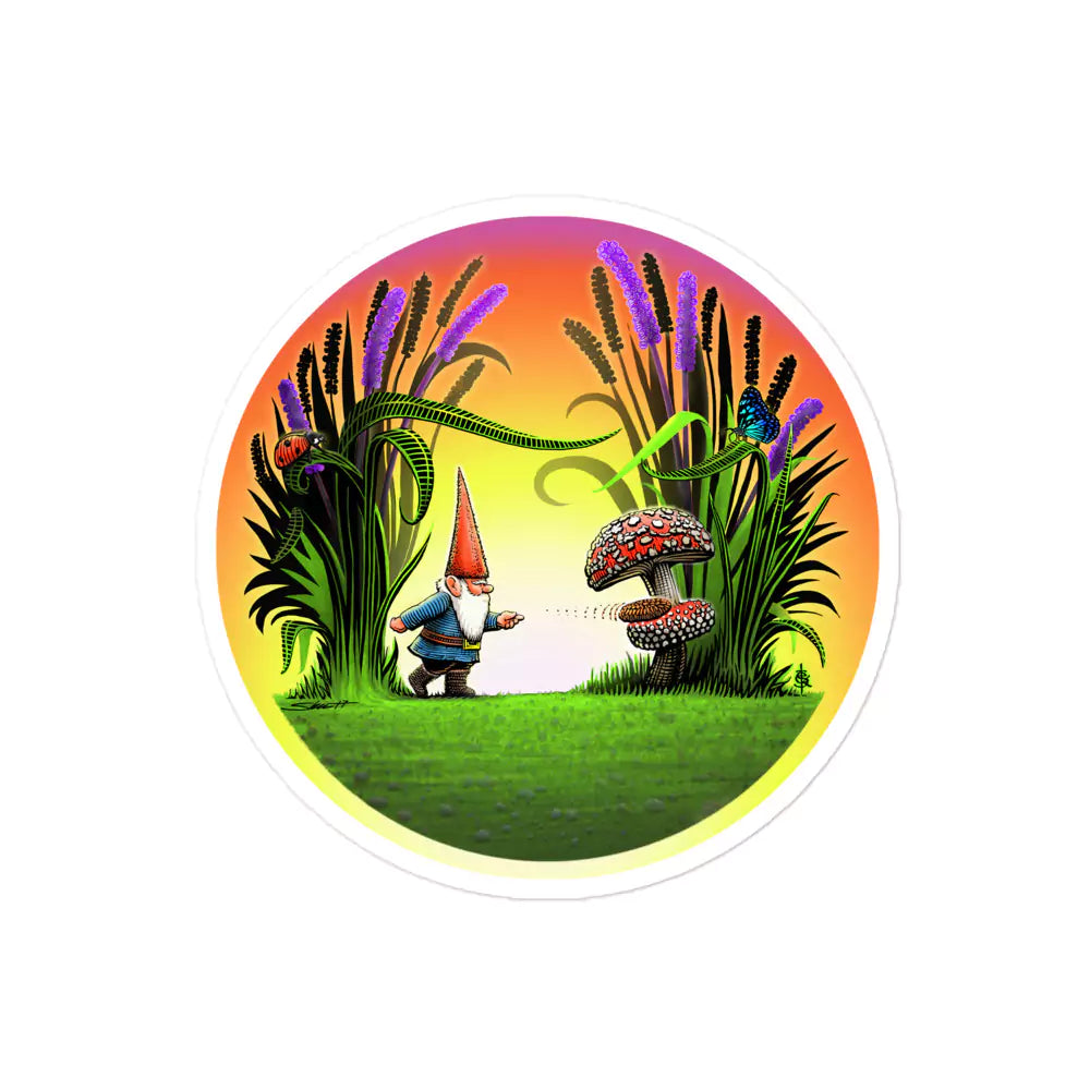 SkeetDesigns | GnomeDriven | Stickers | Drop In Putt | Disc Golf Accessories