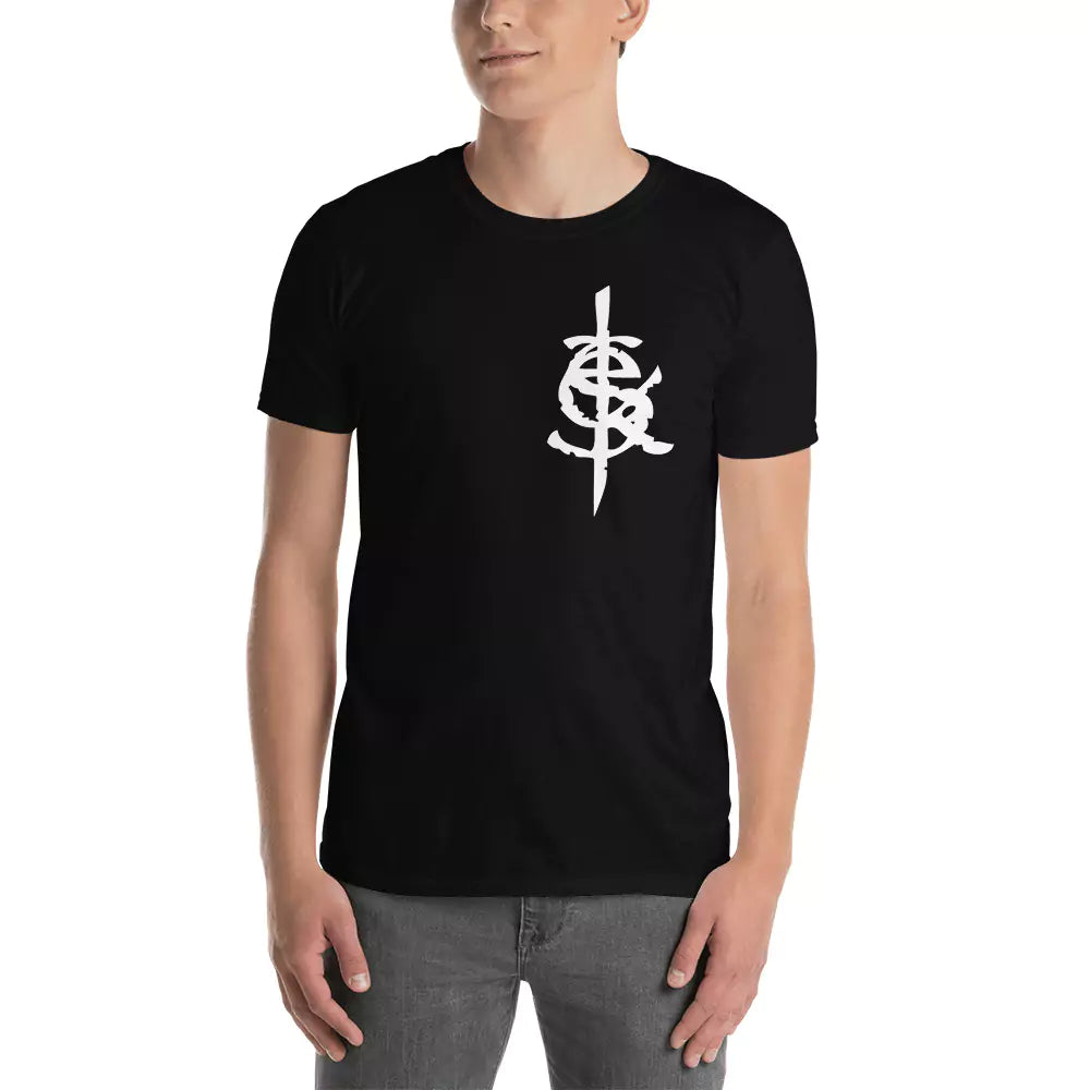 SkeetDesigns | GnomeDriven | Men's Short Sleeve T-Shirt | Cardinal V2 | Disc Golf Apparel
