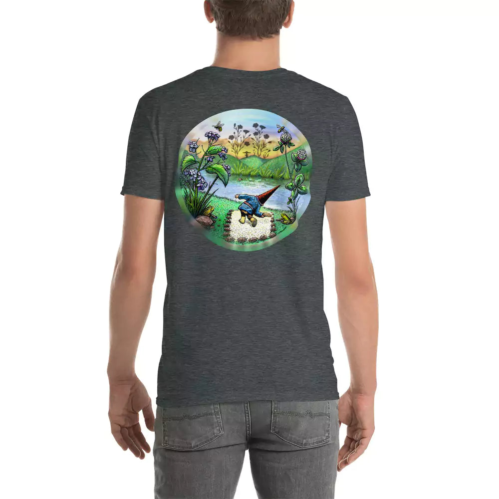 SkeetDesigns | GnomeDriven | Men's Short Sleeve T-Shirt | Flick Ace V2 | Disc Golf Apparel