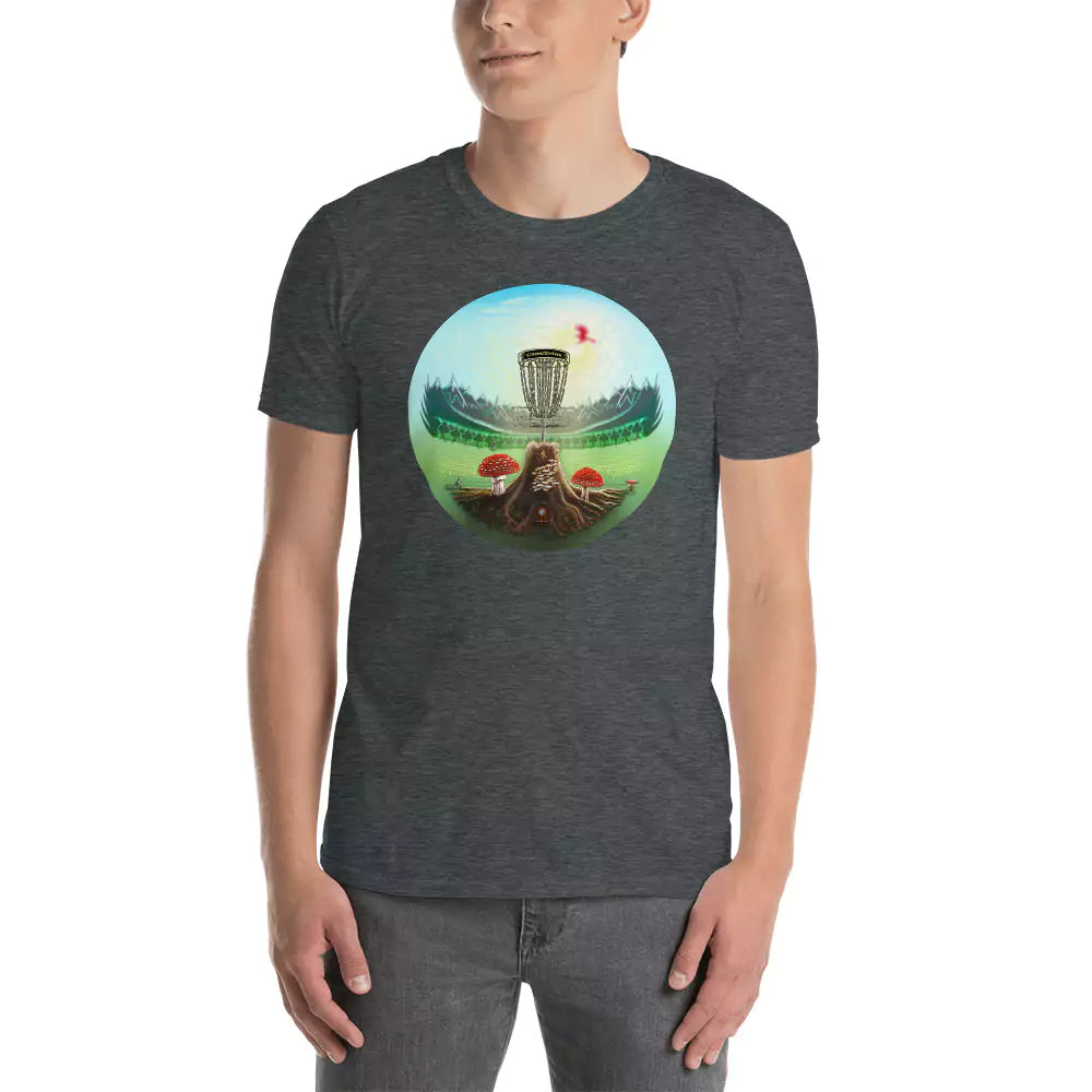 SkeetDesigns | GnomeDriven | Men's Short Sleeve T-Shirt | Home | Disc Golf Apparel