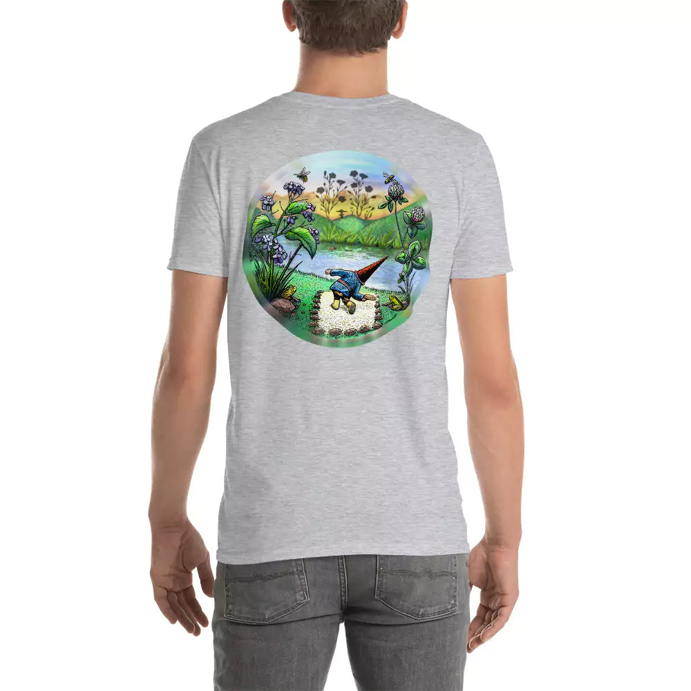 SkeetDesigns | GnomeDriven | Men's Short Sleeve T-Shirt | Flick Ace V2 | Disc Golf Apparel