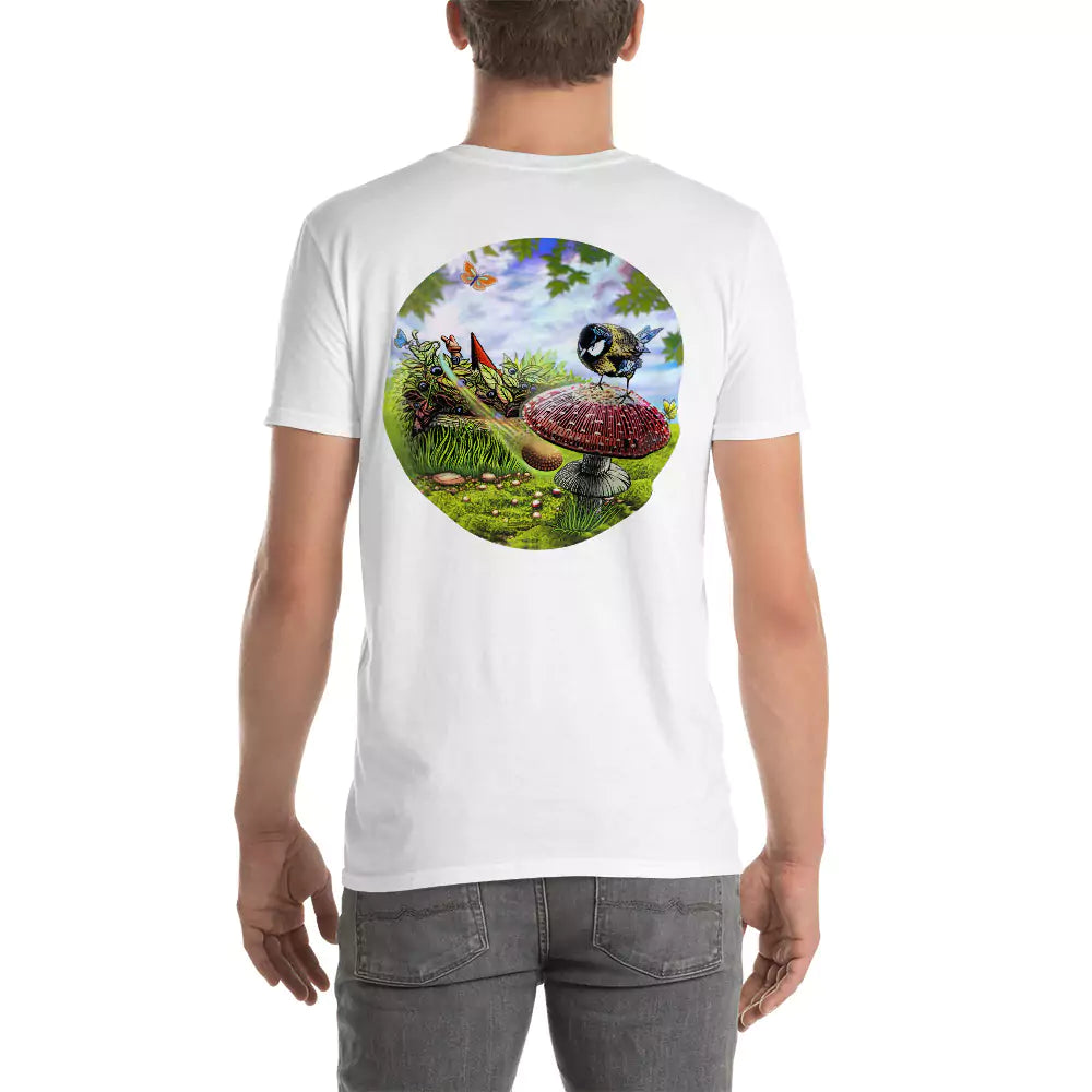 SkeetDesigns | GnomeDriven | Men's Short Sleeve T-Shirt | Blind Flick Run V2 | Disc Golf Apparel