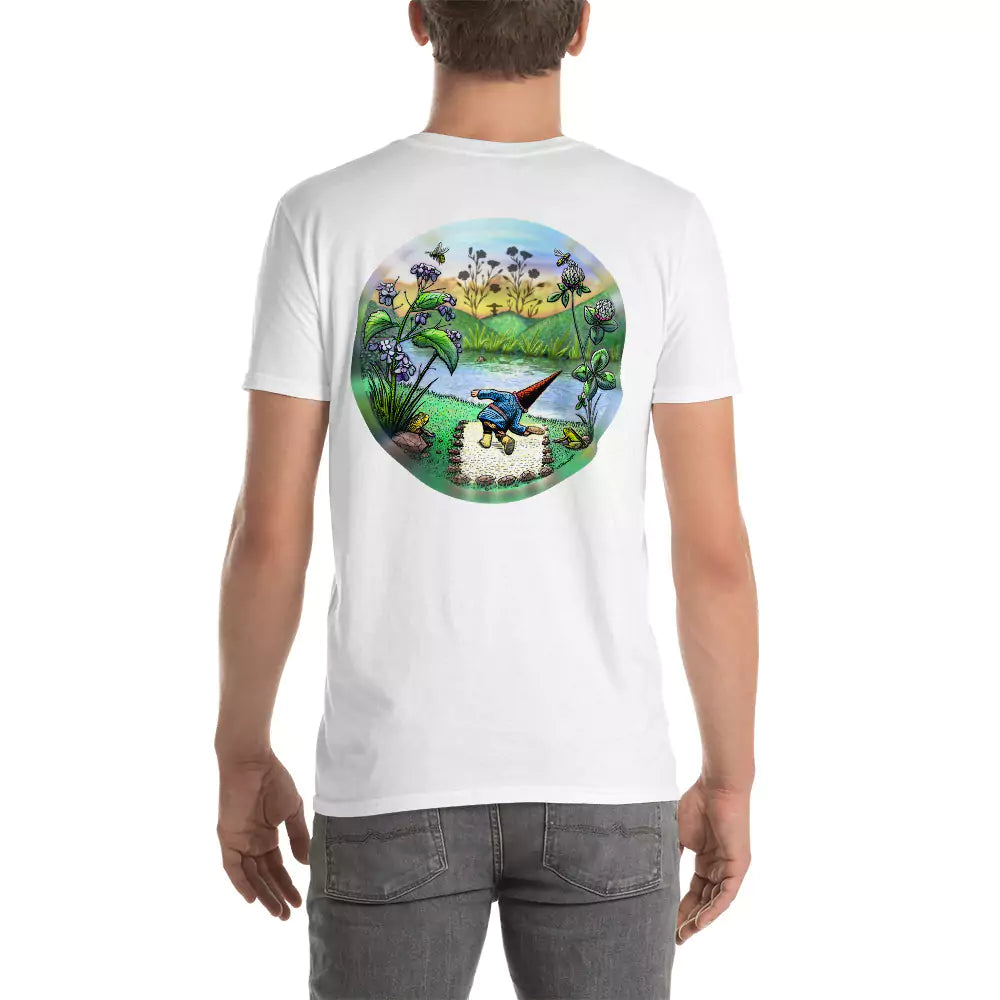 SkeetDesigns | GnomeDriven | Men's Short Sleeve T-Shirt | Flick Ace V2 | Disc Golf Apparel