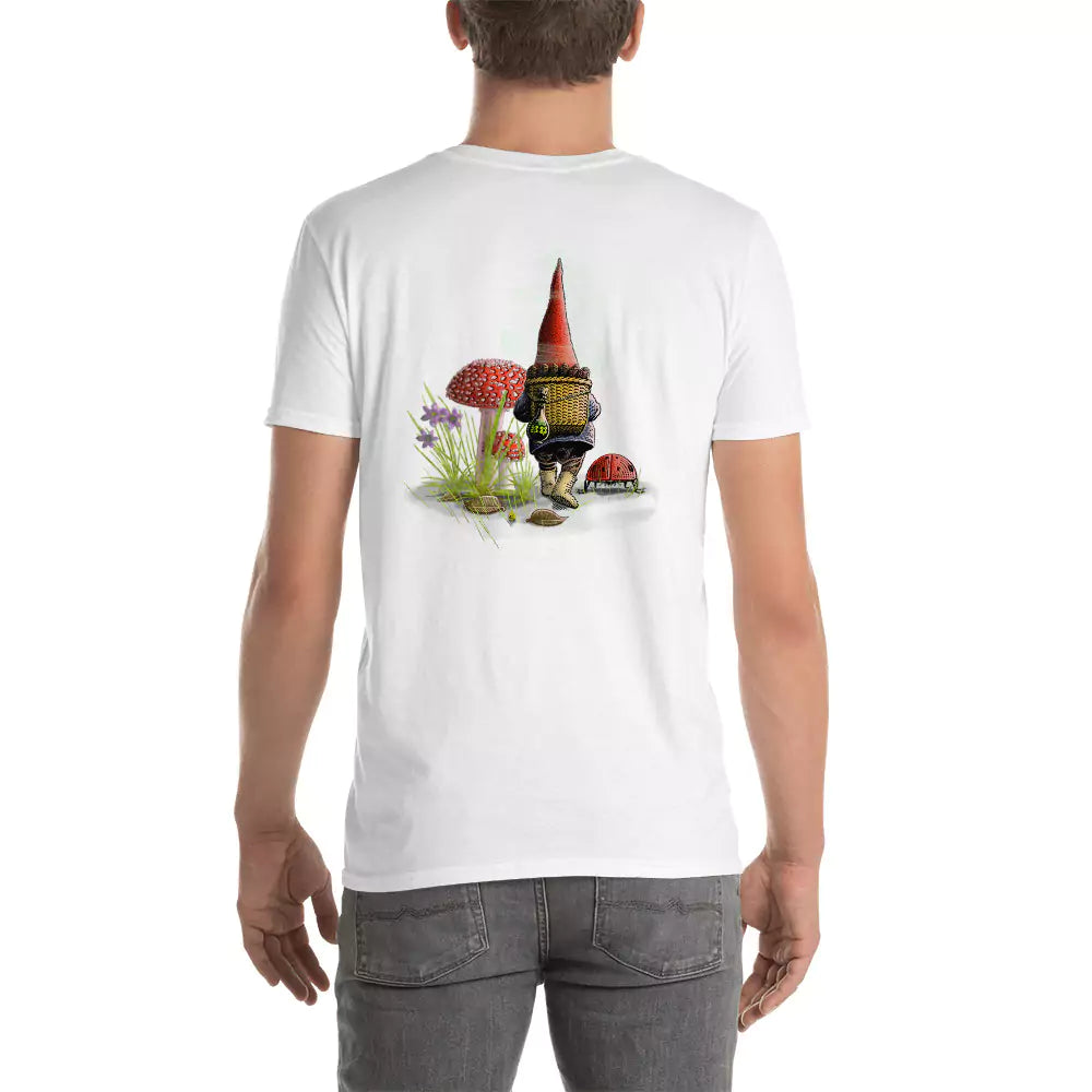 SkeetDesigns | GnomeDriven | Men's Short Sleeve T-Shirt | The Road Ahead V2 | Disc Golf Apparel