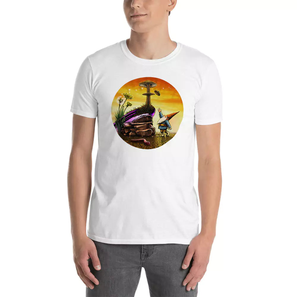 SkeetDesigns | GnomeDriven | Men's Short Sleeve T-Shirt | Windy Up Putt | Disc Golf Apparel