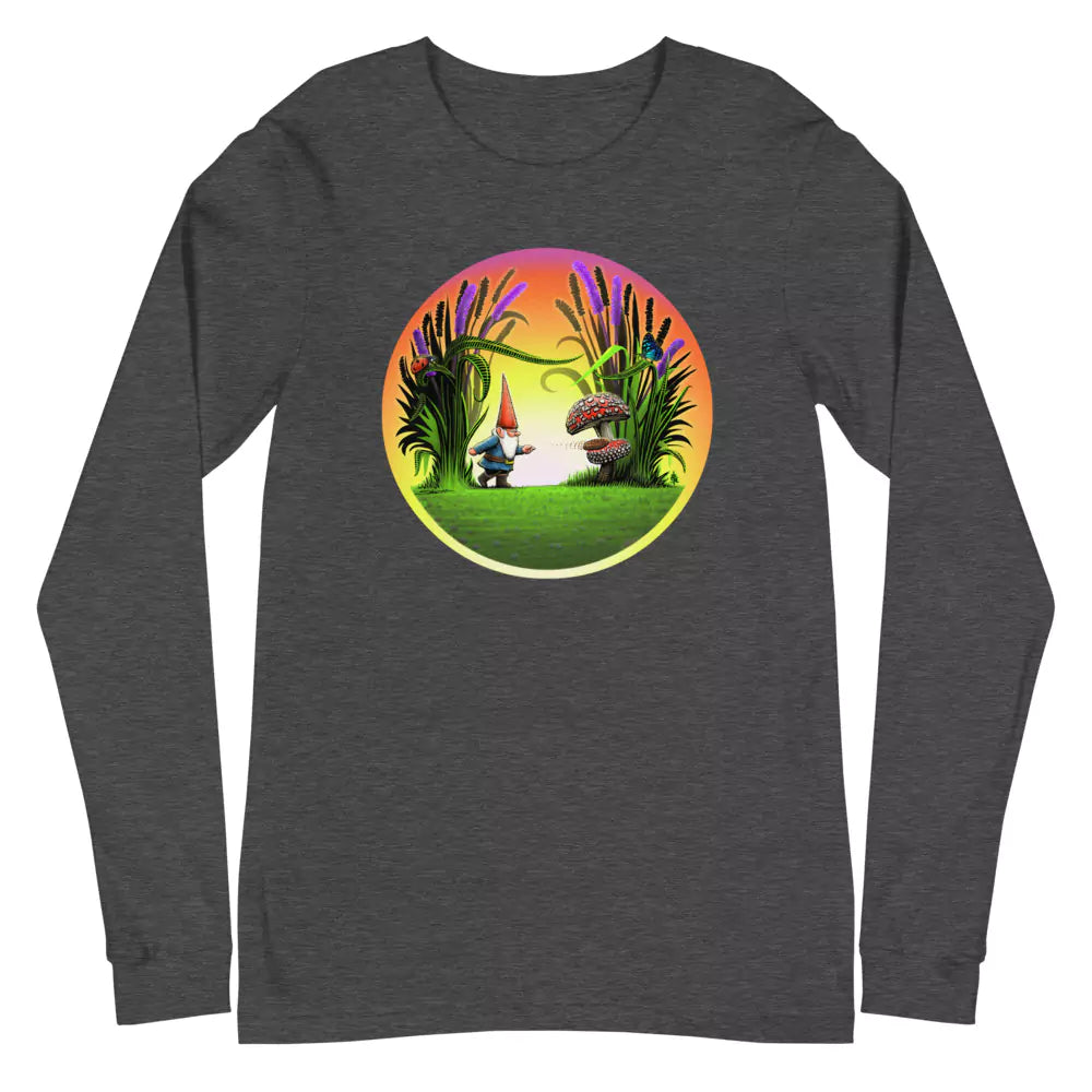 SkeetDesigns | GnomeDriven | Men's Long Sleeve T-Shirt | Drop In Putt | Disc Golf Apparel