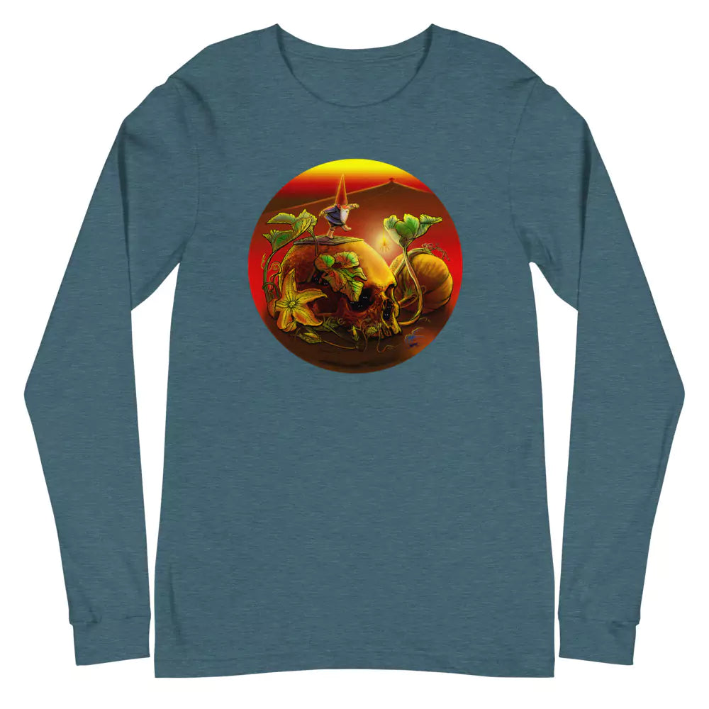 SkeetDesigns | GnomeDriven | Men's Long Sleeve T-Shirt | Halloween | Disc Golf Apparel