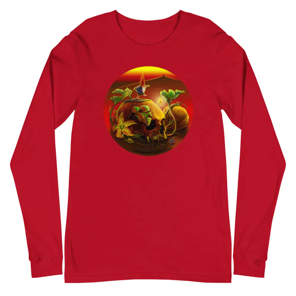 SkeetDesigns | GnomeDriven | Men's Long Sleeve T-Shirt | Halloween | Disc Golf Apparel