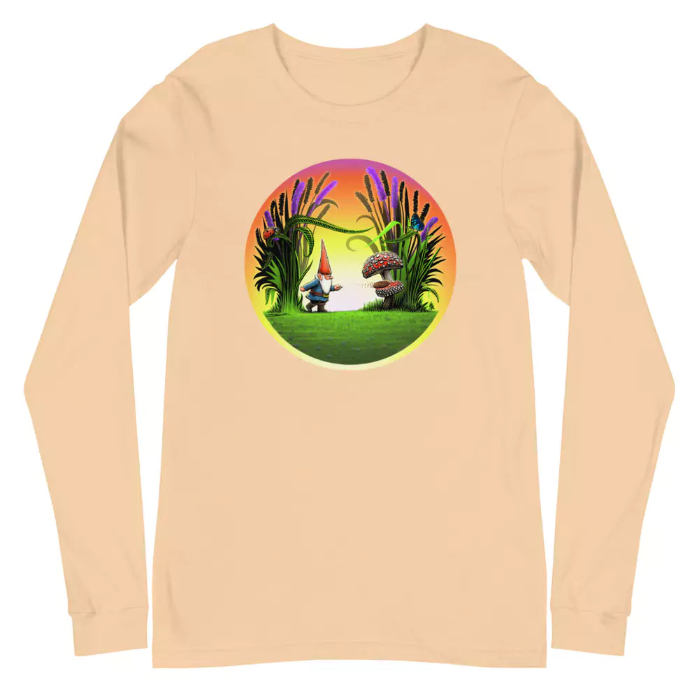 SkeetDesigns | GnomeDriven | Men's Long Sleeve T-Shirt | Drop In Putt | Disc Golf Apparel