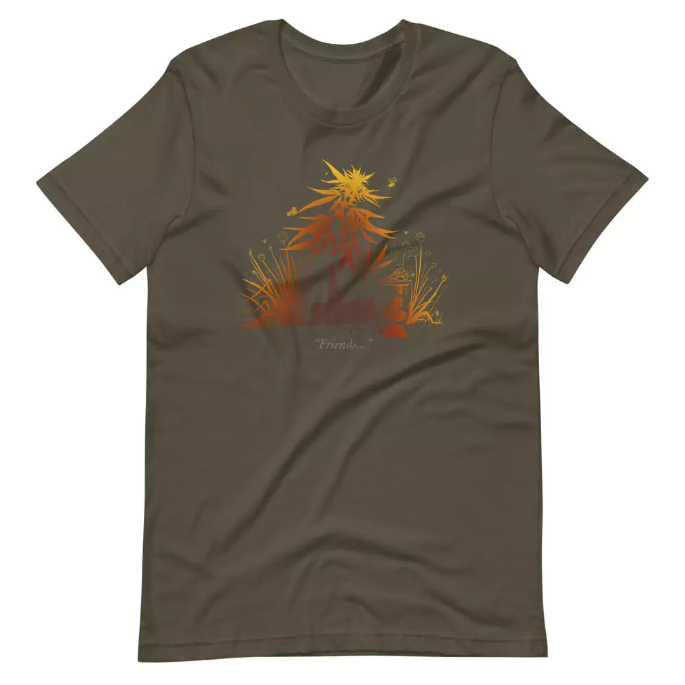 SkeetDesigns | GnomeDriven | Men's Short Sleeve T-Shirt | Missed Friends V3 | Disc Golf Apparel