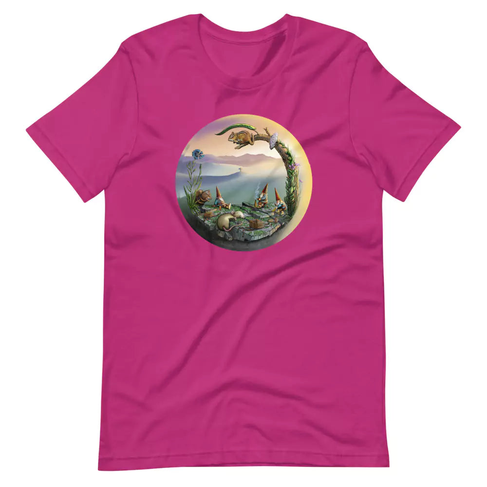 SkeetDesigns | GnomeDriven | Men's Short Sleeve T-Shirt | Mid-Round Break V3 | Disc Golf Apparel