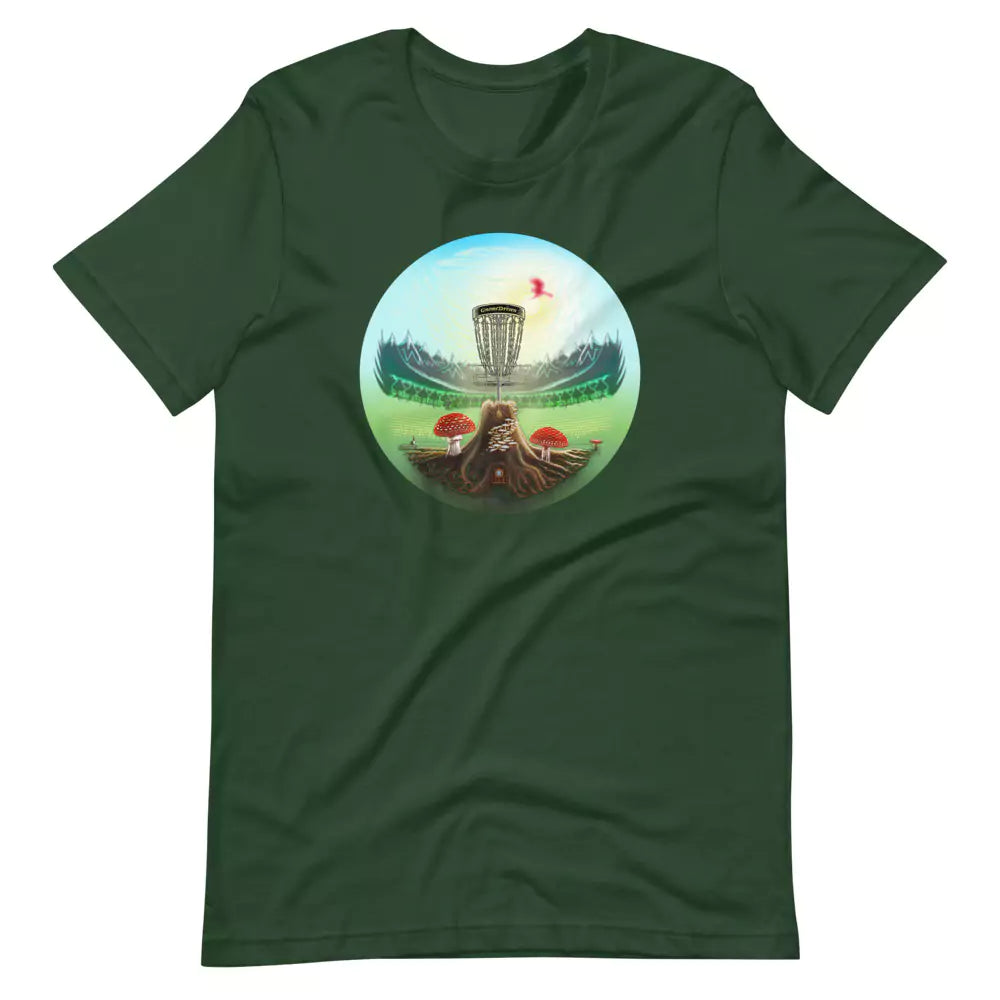 SkeetDesigns | GnomeDriven | Men's Short Sleeve T-Shirt | Home V3 | Disc Golf Apparel