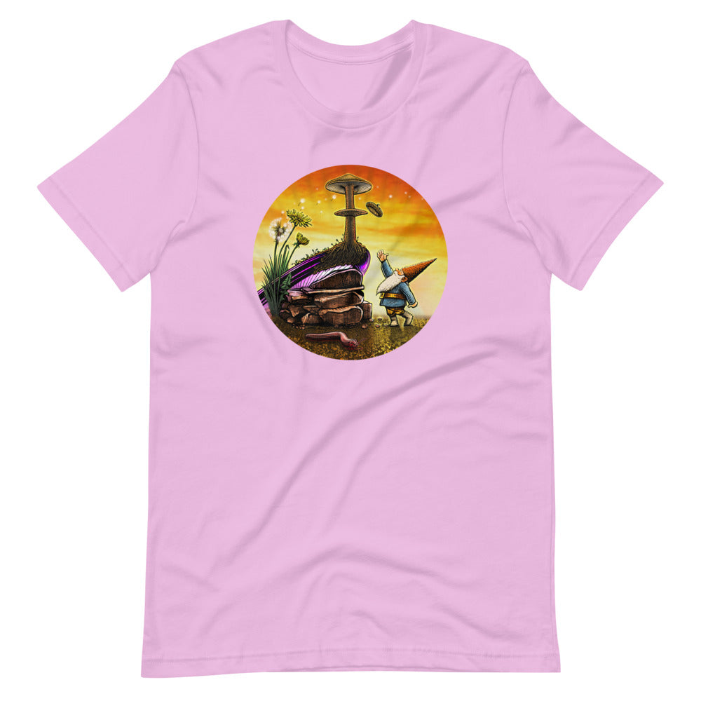 SkeetDesigns | GnomeDriven | Men's Short Sleeve T-Shirt | Windy Up Putt V3 | Disc Golf Apparel