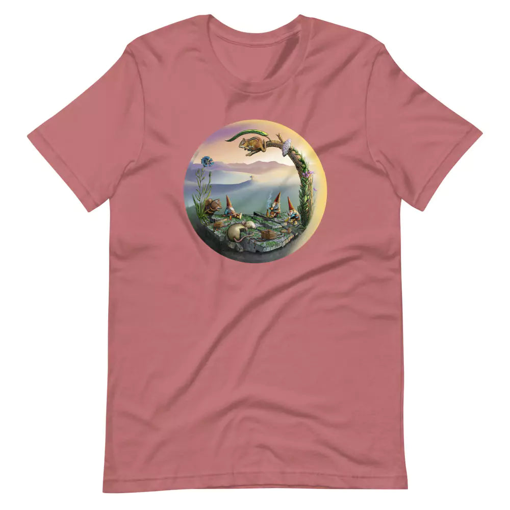 SkeetDesigns | GnomeDriven | Men's Short Sleeve T-Shirt | Mid-Round Break V3 | Disc Golf Apparel