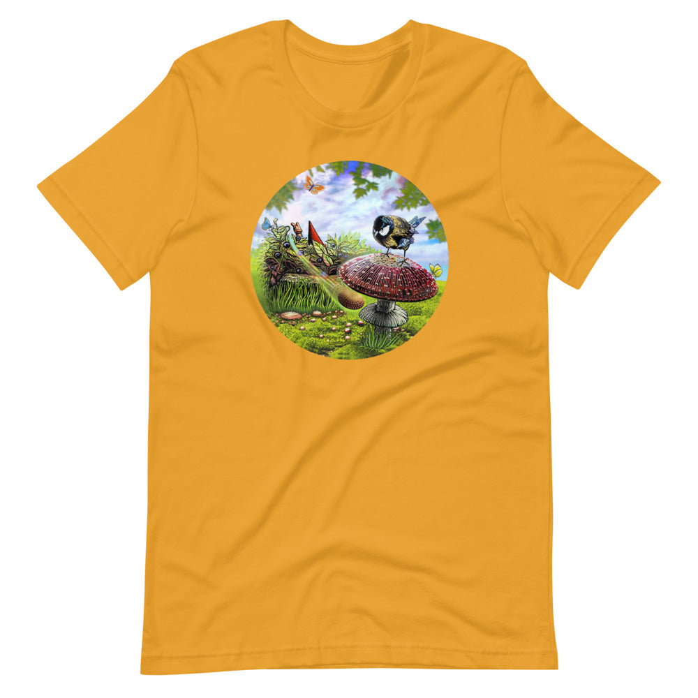 SkeetDesigns | GnomeDriven | Men's Short Sleeve T-Shirt | Blind Flick Run V3 | Disc Golf Apparel