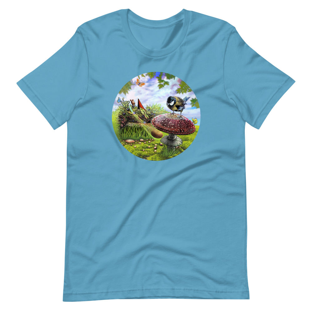 SkeetDesigns | GnomeDriven | Men's Short Sleeve T-Shirt | Blind Flick Run V3 | Disc Golf Apparel