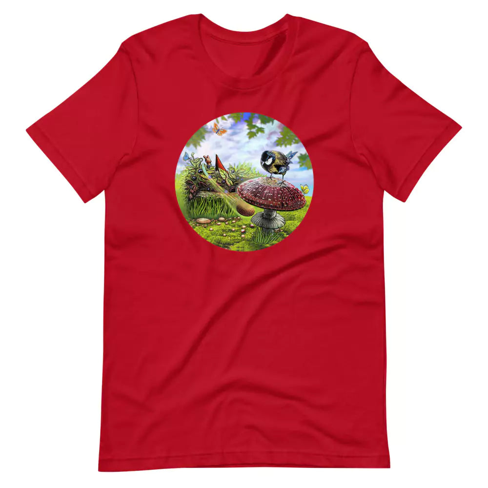 SkeetDesigns | GnomeDriven | Men's Short Sleeve T-Shirt | Blind Flick Run V3 | Disc Golf Apparel